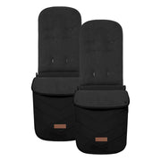 Ickle Bubba Virgo Growing Family 14 Piece Travel System with i-Size Cirrus Car Seat & ISOFIX Base - Black