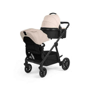 Ickle Bubba Virgo Growing Family 14 Piece Travel System with i-Size Cirrus Car Seat & ISOFIX Base - Stone