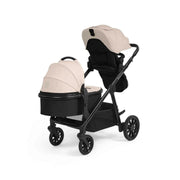 Ickle Bubba Virgo Growing Family 14 Piece Travel System with i-Size Cirrus Car Seat & ISOFIX Base - Stone