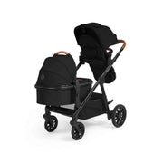 Ickle Bubba Virgo Twin 12 Piece Pram - Black