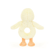 Jellycat Bashful Duckling Ring Rattle