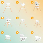 Joie Chestnut Baby High Chair - Lola