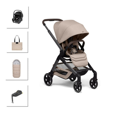 Joolz Hub2 Essential Bundle + Maxi Cosi Pebble 360 - Taupe