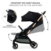Kinderkraft APINO Compact Stroller - Beige
