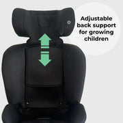 MBCS300 Easy Spin Car Seat with Top Tether - Black