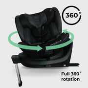 MBCS400 Spin Car Seat with Support Leg - Black