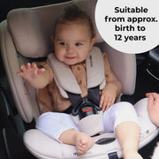 MBCS400 Spin Car Seat with Support Leg - Pink Leopard