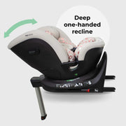 MBCS400 Spin Car Seat with Support Leg - Pink Leopard