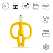 Matchstick Monkey Original Teething Toy - Yellow