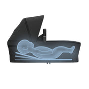 Maxi Cosi Cabin Cot - Onyx Black