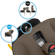 Maxi Cosi Emerald 360 Pro - Authentic Truffle