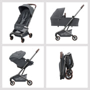 Maxi Cosi Fame Cabin Stroller - Moon Graphite