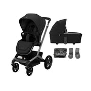 Maxi Cosi Fame Pushchair + Carrycot - Twillic Black