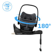 Maxi Cosi Pebble Slide Pro Car Seat - Moon Graphite