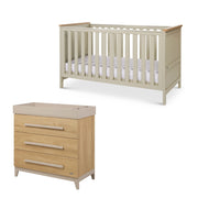 Tutti Bambini Misha 2 Piece Room Set - Golden Oak / Mushroom