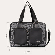My Babiie Deluxe Changing Bag - Black Leopard