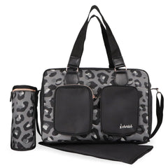 My Babiie Deluxe Changing Bag - Black Leopard