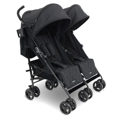 My Babiie MB12 Double Stroller - Black