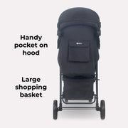 My Babiie MB30 PLUS Pushchair - Black / Grey