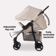 My Babiie MB30 PLUS Pushchair - Oatmeal