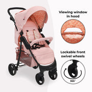 My Babiie MB30 PLUS Pushchair - Pink Leopard