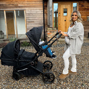 My Babiie MB33 Tandem Pushchair - Black Leopard