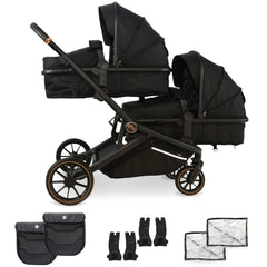 My Babiie MB33 Tandem Pushchair - Black Leopard