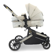 My Babiie MB33 Tandem Pushchair with Infant Carrier & Base - Ivory