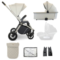 My Babiie MB450 2-in-1 Pushchair & Carrycot - Ivory