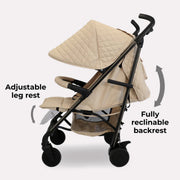 My Babiie MB51 PLUS Stroller - Quilted Sand