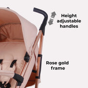 My Babiie MB51 PLUS Stroller - Rose Gold Blush