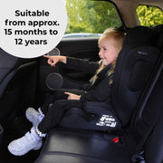 My Babiie MBCS75 Toddler to Booster R129 Car Seat with ISOFIX - Black