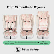 My Babiie MBCS75 Toddler to Booster R129 Car Seat with ISOFIX - Pink Leopard