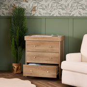 Obaby Nika 2 Piece Room Set & Under Drawer - Oak