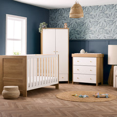 Obaby Nika 3 Piece Room Set & Underdrawer - Oak & White