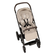 Nuna Mixx Next + Mixx Next Carry Cot + Arra Flex + Base Curv Travel System - Biscotti