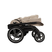 Nuna Mixx Next + Mixx Next Carry Cot + Arra Flex + Base Curv Travel System - Biscotti