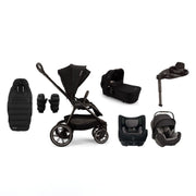 Nuna TRIV lx + ARRA Flex All Stage Bundle - Caviar