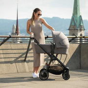 Nuna TRIV lx + ARRA Flex Travel System - Caviar