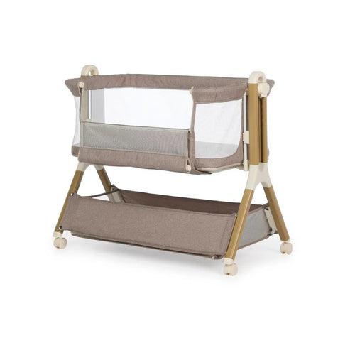 Obaby Cloud Bedside Crib - Nutmeg