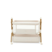 Obaby Cloud Bedside Crib - Oatmeal