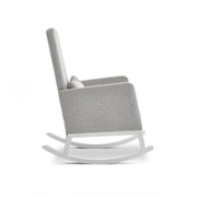 Obaby High Back Rocking Chair - White & Stone