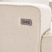 Obaby Madison Electric Recliner Chair - Ivory
