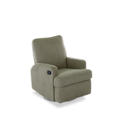Obaby Madison Swivel Glider Recliner Chair - Teddy Olive