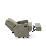 Obaby Madison Swivel Glider Recliner Chair - Teddy Olive