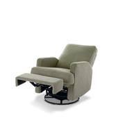 Obaby Madison Swivel Glider Recliner Chair - Teddy Olive