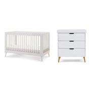 Obaby Maya 3 Piece Room Set - Nordic White