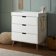 Obaby Maya 3 Piece Room Set - White + Acrylic
