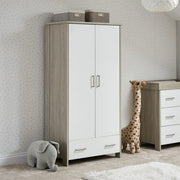 Obaby Nika 3 Piece Room Set - Grey Wash + White
