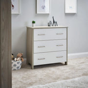 Obaby Nika 3 Piece Room Set - Grey Wash + White